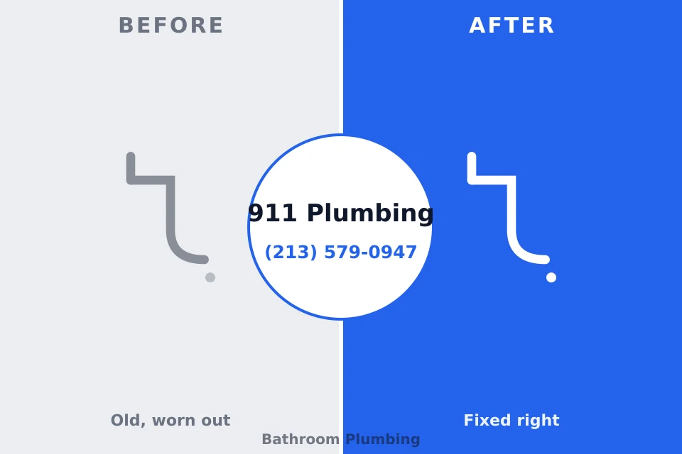 Before and after: plumbing repair Clarksville, IA